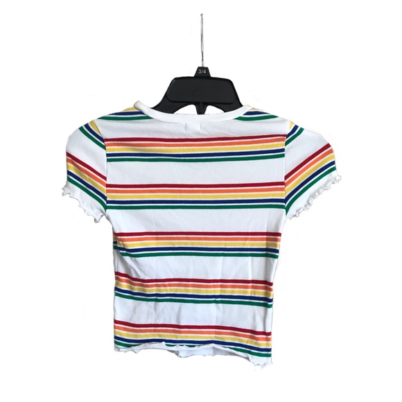Rainbow striped tee - Picture 2 of 3